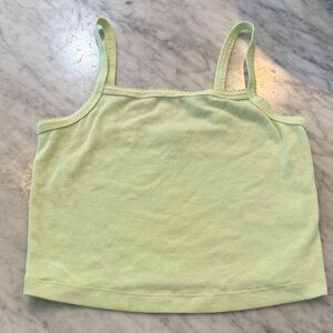 Like new. Colsie Mint Ribbed Tank Top